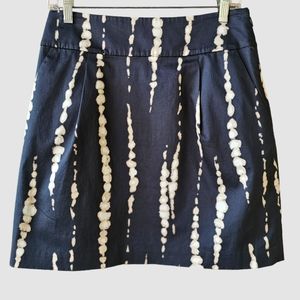 Ann Taylor Navy A-line Mini Skirt